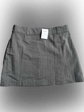 Pinstripe mini skirt - NWT